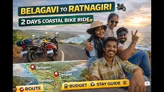 🔥 Belagavi to Devgad to Ratnagiri Bike Ride 🌊 | Coastal Road Trip with Friends | Ride Vlog