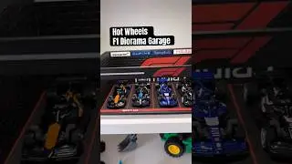Hot Wheels&rsquo;in 5&rsquo;li F1 setini sergilemek i&ccedil;in bir diorama garajı kurdum #hotwheels #diorama #f1  #car