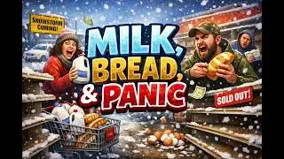 Milk, Bread And Panic - Country Rap Comedy - (Lyrics in description)