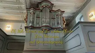EG 166 Tut mir auf die schöne Pforte, |mit Gemeindegesang| |zum Mitsingen|