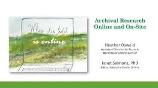 Research at the Rockefeller Archive Center