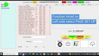 Print out (Page) set up in ERP (Via Purchase Interface)