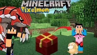 DEI UM PRESENTE PARA MEU AMIGO NO MINECRAFT| Minecraft Pixelmon Legends Arceus 