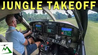 EPIC Airplane Takeoff in the Jungle of Papua New Guinea