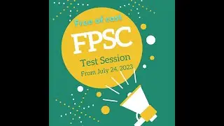 Free Test Session For FPSC Inspector Assistant Director FIA 2023