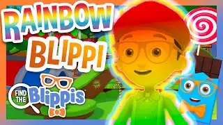 How To Find RAINBOW BLIPPI in 'Find the Blippis' on Roblox! | Blippi Plays Roblox!