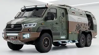 $210,000 Camper Van Tour – Toyota Sprinter 6x6 Armored Camper 2026!