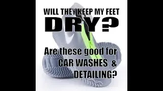 Shiwely Silicone Waterproof Shoe Cover Initial Review: Are they good for car washes?