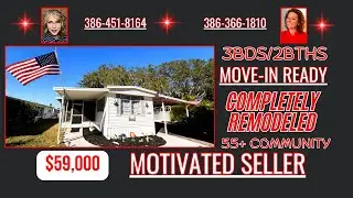 🛑SOLD🛑 $59,000 (3bd/2bth) Move-In Ready, Completely Remodeled Home in Port Orange, FL!