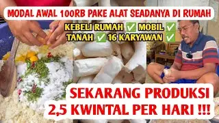THE PROCESS OF MAKING CASSAVA EMPING ‼️ CASSAVA IS MADE INTO GETUK, THEN PROCESSED TO BECOME EMPI...