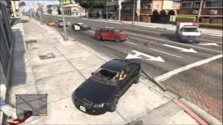 GTA V police shootout and funny ambulance people
