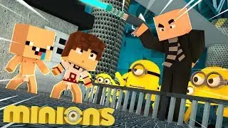 DESAFIO DA BASE DOS BEB&Ecirc;S 100% SEGURA CONTRA OS MINIONS DO MEU MALVADO FAVORITO - MINECRAFT