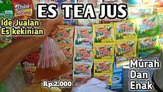 Cara membuat es tea jus Enak dan Murah, ide jualan 2000an