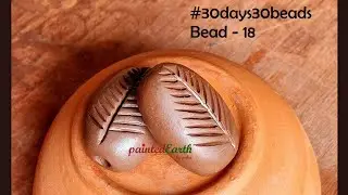 Bead - 18 | #30days30beads | Bead Series #paintedearthbyneha #terracottajewellery