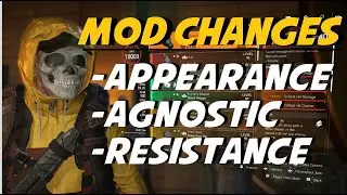All Mod Changes in TU11 | Appearance, Agnostic, & Resistance Mods | The Division 2: TU11 (PTS)
