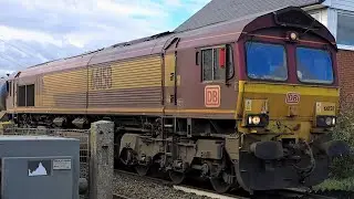 DB 66158 & 66150 - 3J84 0500 Toton North Junction - Sandicare Ballast Sidings 23/10/2025