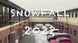 First snowfall in UK 2022