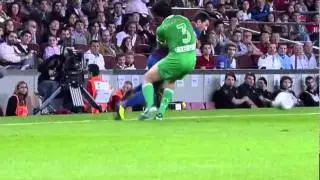 Barcelona vs Racing Santander 3-0 All Highlights And Goals - 15.10.2011 - La liga