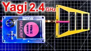 Антенна PCB Yagi 2,4 ГГц для Wi-Fi, Bluetooth, HackRF...