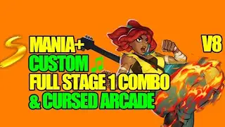 Streets of Rage 4 - Cherry Stage 1 FULL COMBO Mania+ V8 DLC Update