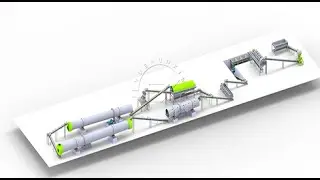 20tph limestone pellets granulating line