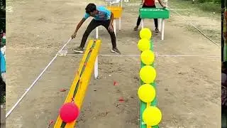 Whoever ends up popping the balloon wins the most prizes | SS food challenge | bfc local game 