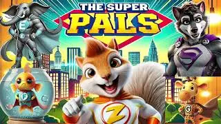 Zippy  the squirrel in the super pals