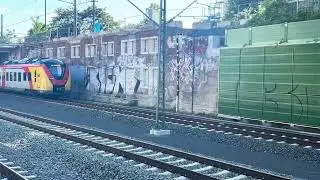Hessische Landesbahn auf der RB 37 aus Gie&szlig;en nach Frankfurt Hbf durch Eschersheim
