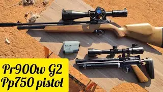PR900W G2 E PP750 DA ARTEMIS  DUAS PCP REGULADAS CHUMBO DESTROYER LUNETA 6-24X50 E 3-9X40