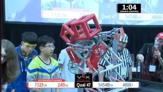 2015 VRC Engr Q47 - 7125 24B vs 5454B 4800 - 63 to 30 - VEX Worlds 2015 - Engineering Division