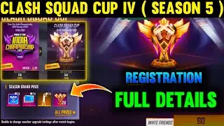 Free Fire Clash Squad Cup IV | How To Complete Clash Squad Cup Event | Clash Squad Cup Season 5