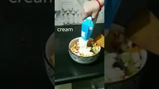 Fruit cream dessert #fruitcreamrecipe #shortsvideo #ytshorts
