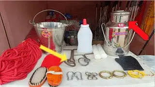 All types of dairy tools (equipment)mats, rops,paralu,milk cans available contact 8121797929