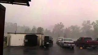 El tormenton estaba fuerte