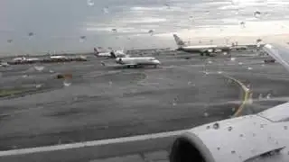 Takeoff from JFK on AA 767-200