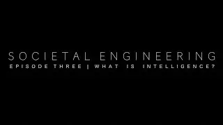 Societal Engineering Series - Episode #3: What Is Intelligence?