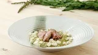 Risotto alle farinele con caciotta ai fiori di calendula | Massimo Spallino | Sfizioso