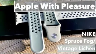Spruce Fog/Vintage Lichen Nike Sport Band - Apple Watch Band