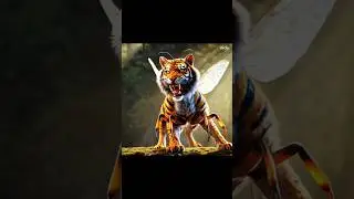 Incredible animal fusion hybrid created by Tiger and wasp Elephant