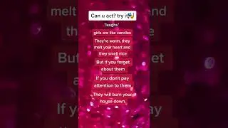 Can you act? Try it...🎭 #actingchallenge #lipsyncacting #lipsyncchallenge #songwithlyrics #acting