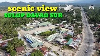 drone shot sulop dvo sur | scenic view of sulop davao del sur | bingkahan sa sulop
