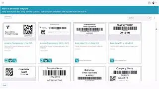 Getting Started with BarTender Cloud: Template Library