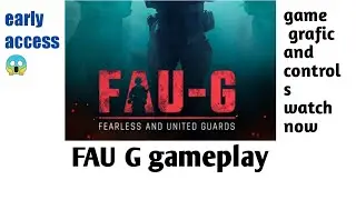 FAUG Gameplay | early access Android game play FAUG | watch control and grafic