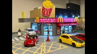 Magic City Street View Model 1/64 scale Japan Mc Donalds