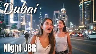 Why people never want to leave this place. Dubai, JBR Night Walk | 4K Ambiance ✨