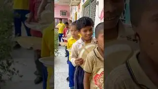 Specially abled children at Prateek Special School #lunch #disabled #specialkids #disability #shorts