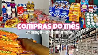 ORGANIZANDO AS COMPRAS DO MÊS | morando sozinha aos 19 🛒💖