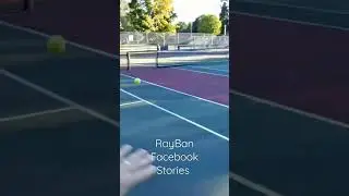 Evening Tennis POV with Ray-Ban Stories! #tennis #pov #facebookstories
