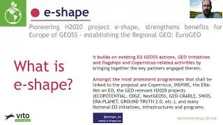 NEXTGEOSS Eshape FSTEP