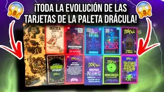 ¡DESCUBRE toda la EVOLUCIÓN de las tarjetas de la paleta Drácula ! 